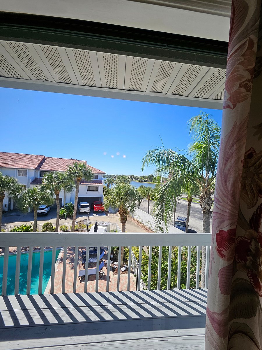 The small, tight knit community is built in a loop with the community swimming pool in the center.