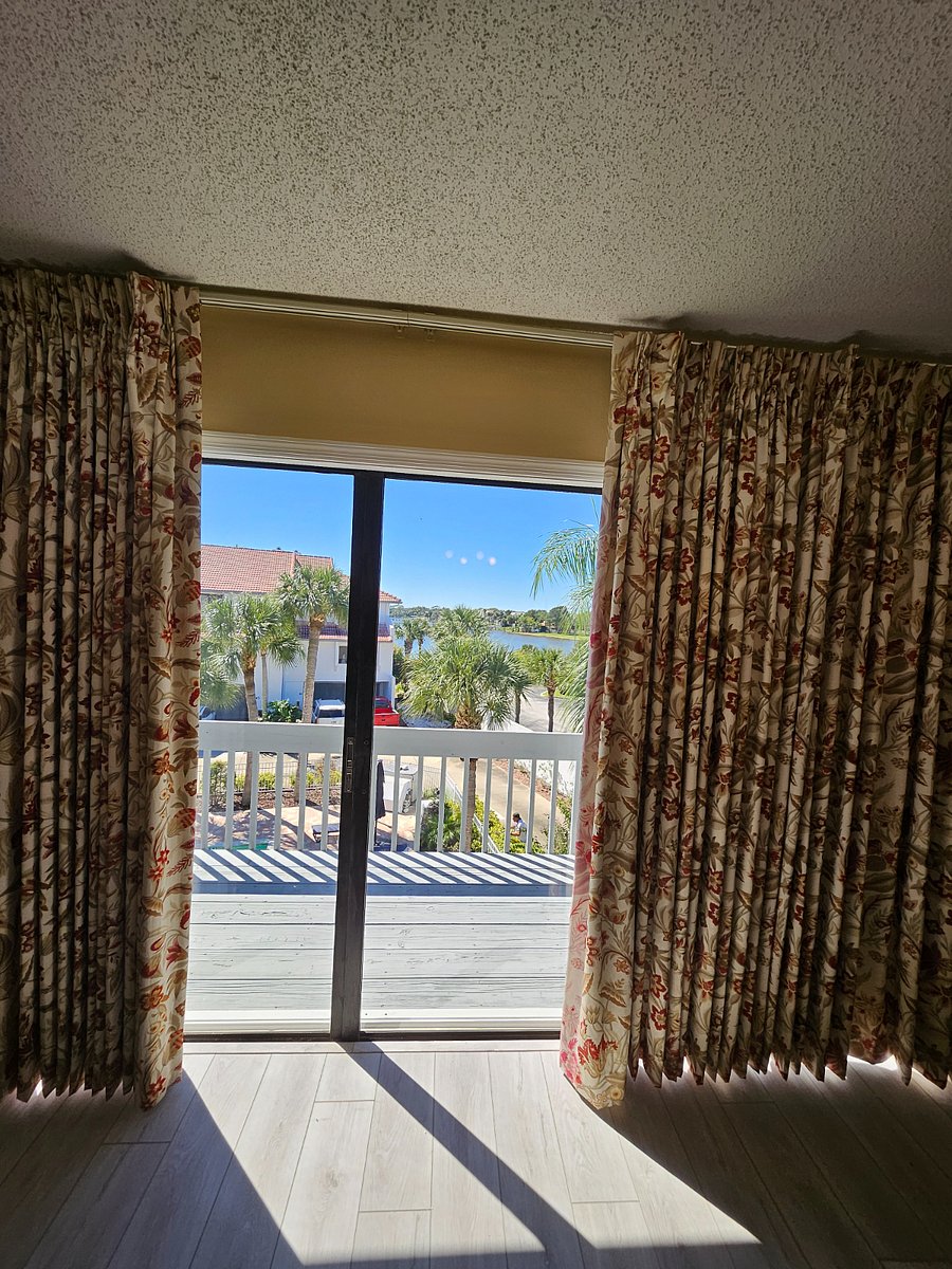 The two decks and patio face the pool in the center court of the community. From the top two decks you can see Indian River Bay.