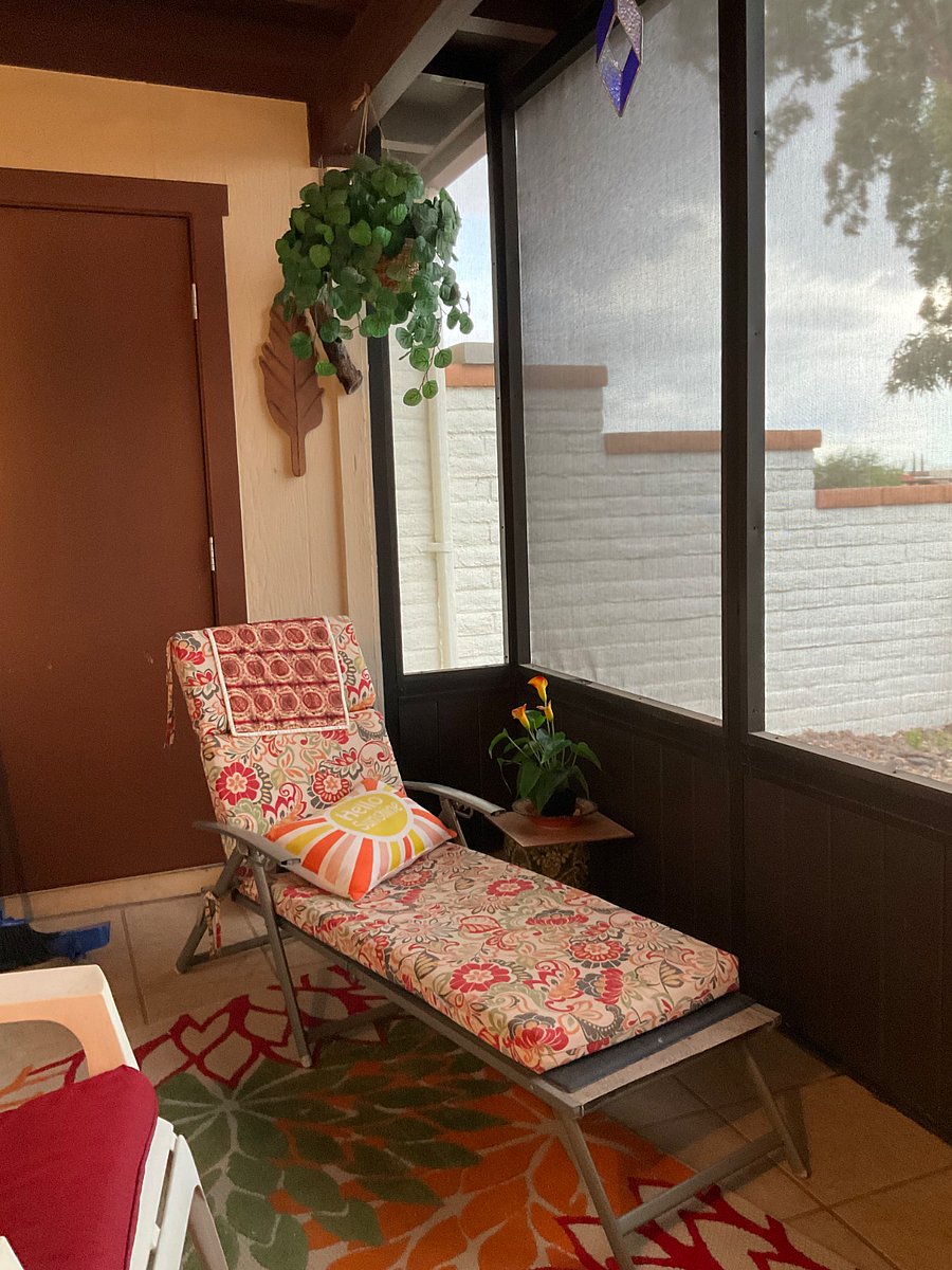 Screened in back porch