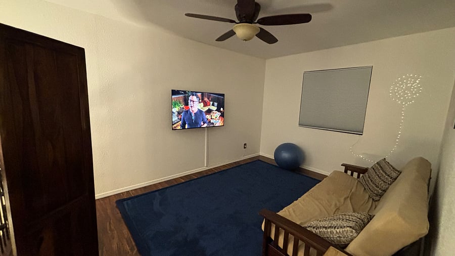 Exercise Den or 4th Bedroom (Semi-private) Futon Sofa 2nd Floor 