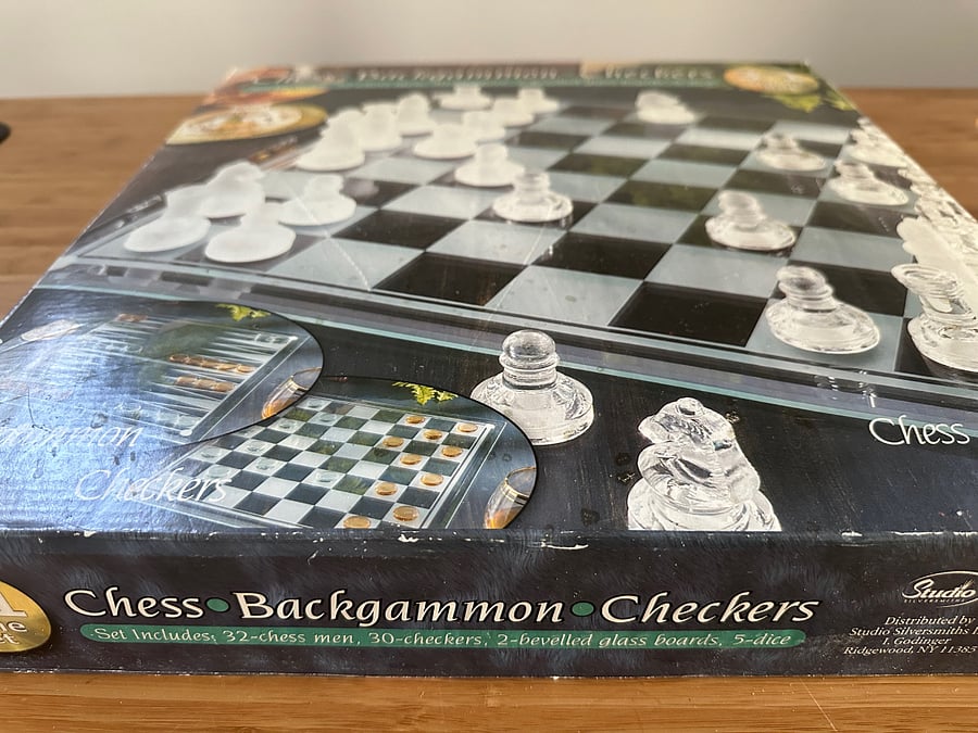 Chess Set, Checkers and Backgammon