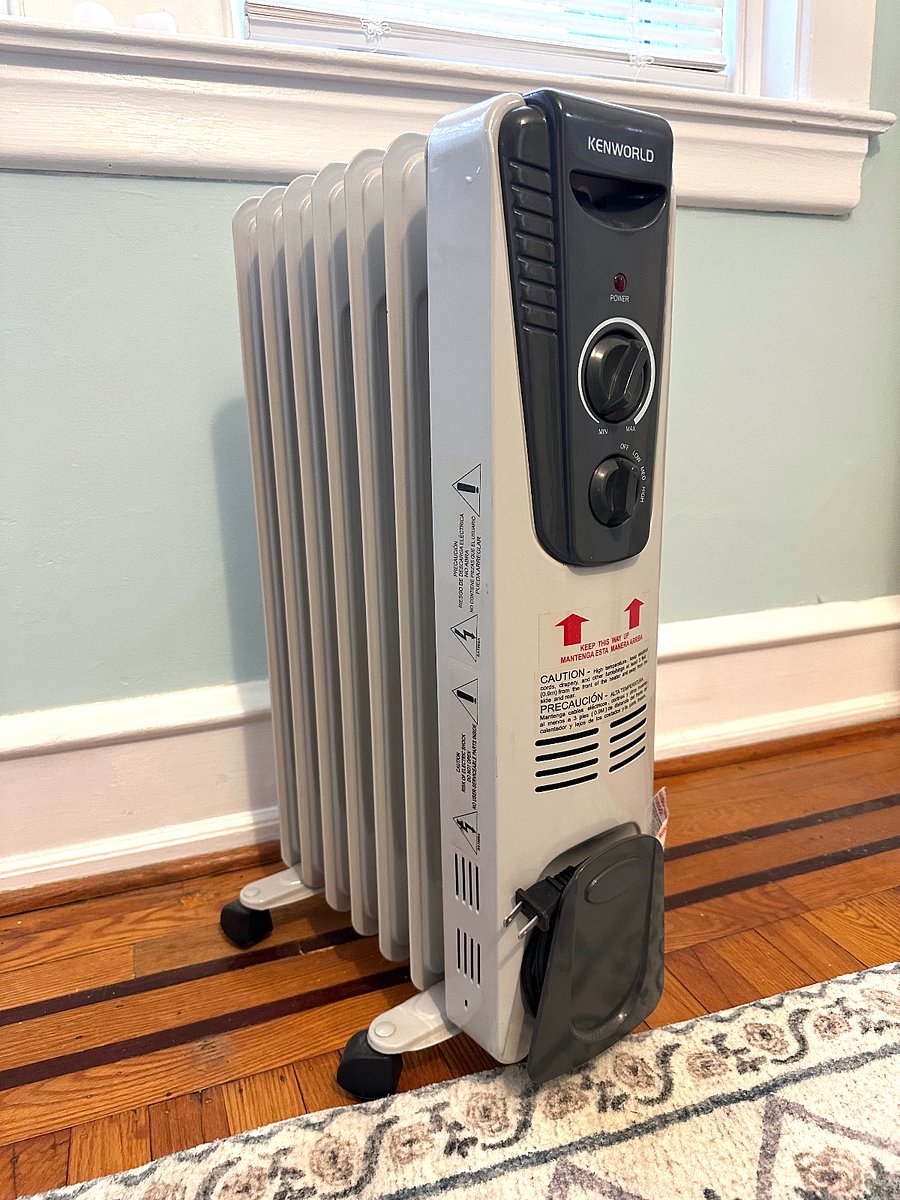 A mobile heater, if you'd like a little extra warmth in some spot.