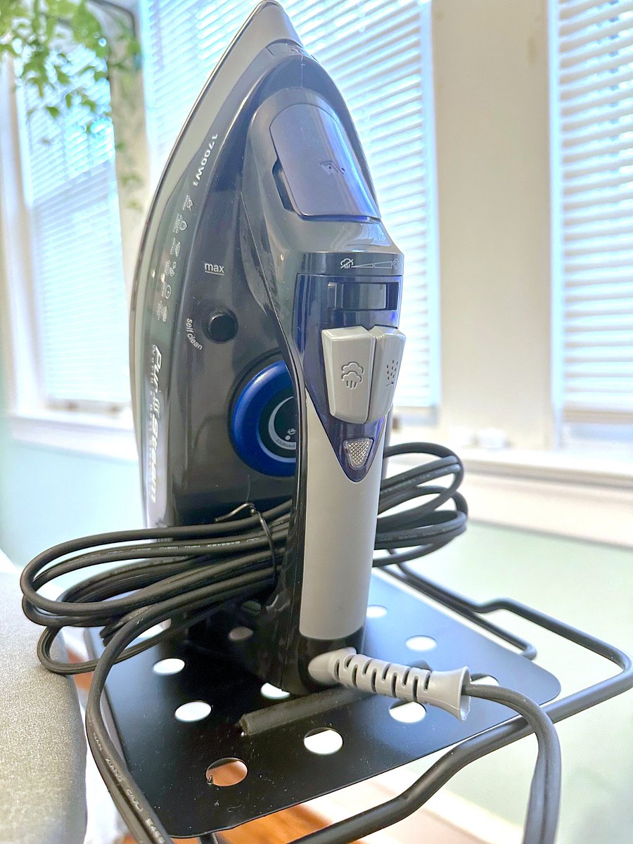 A new iron that used tap water.. NOT distilled water.
