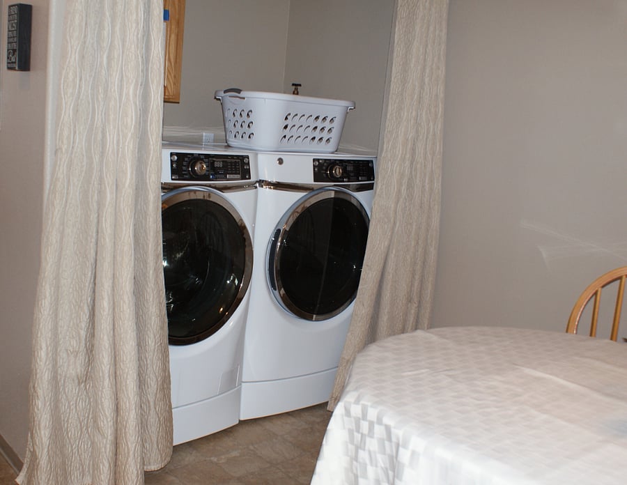 Washer and dryer