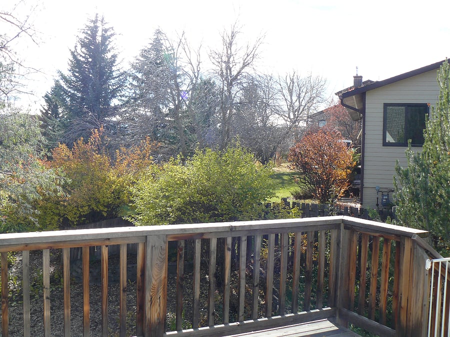 Balcony west facing