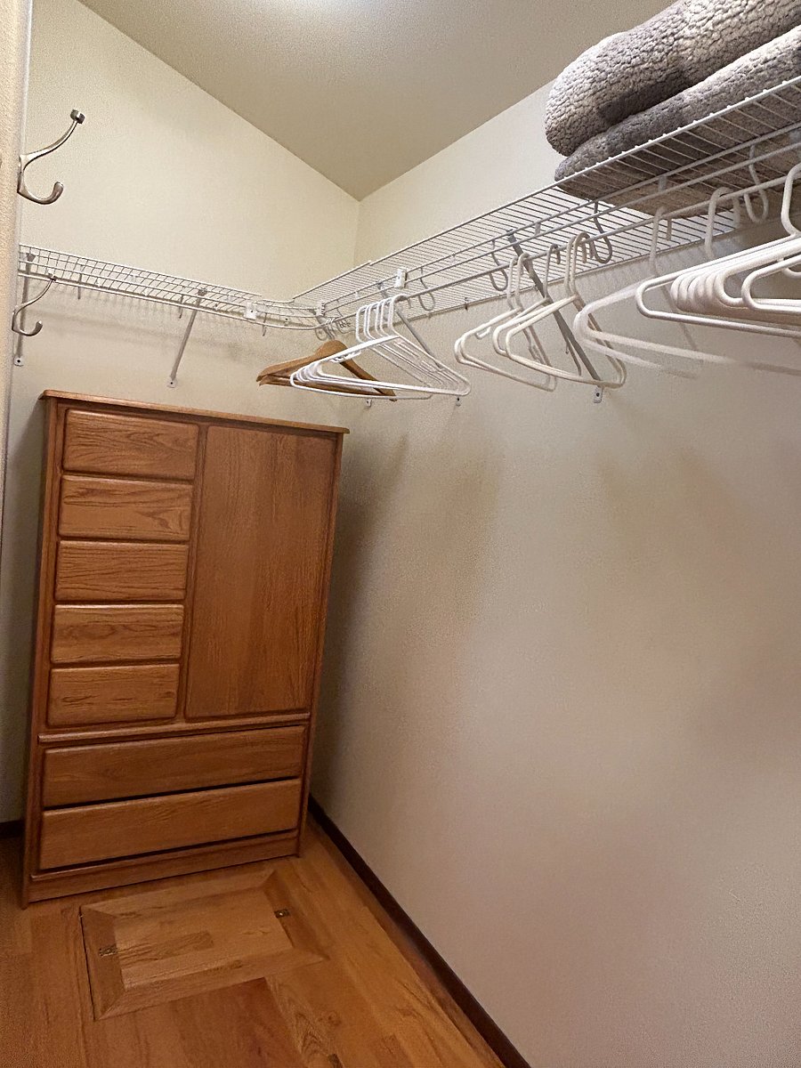 Large Master Walk-in Closet with Plenty of Storage