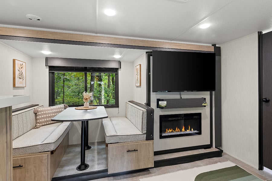Fireplace for ambiance or heat source (or both!)
