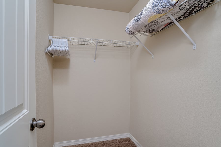 Bedroom #3 walk-in closet