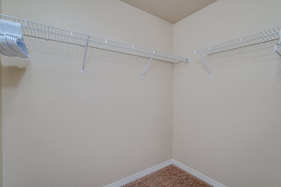 Primary walk-in closet