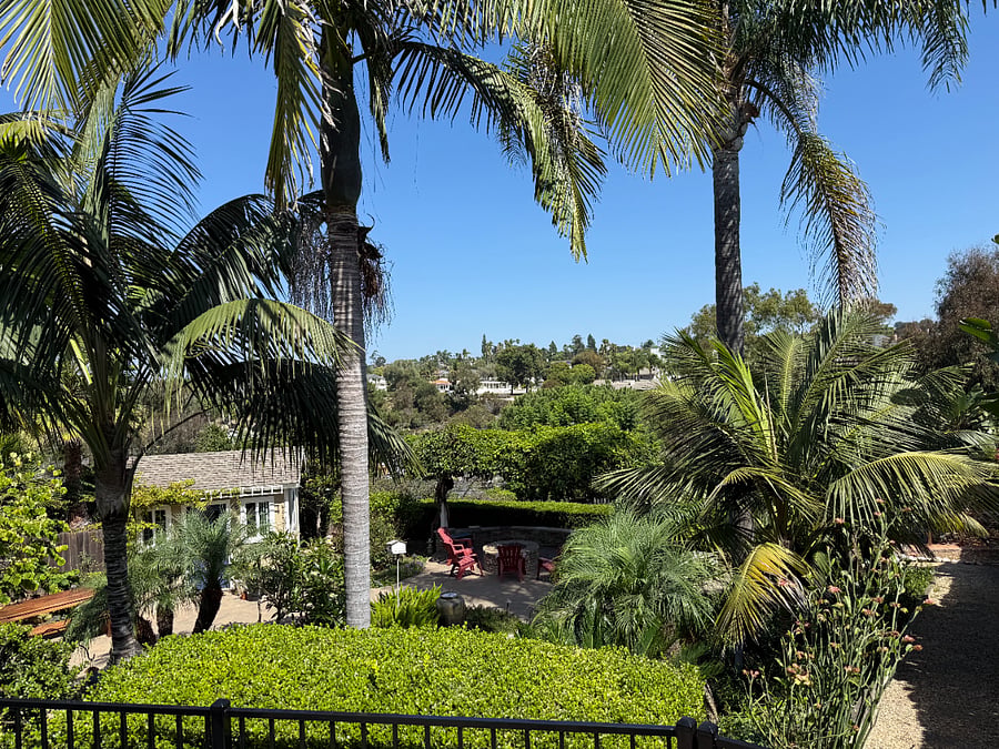 View of large beautiful garden lot