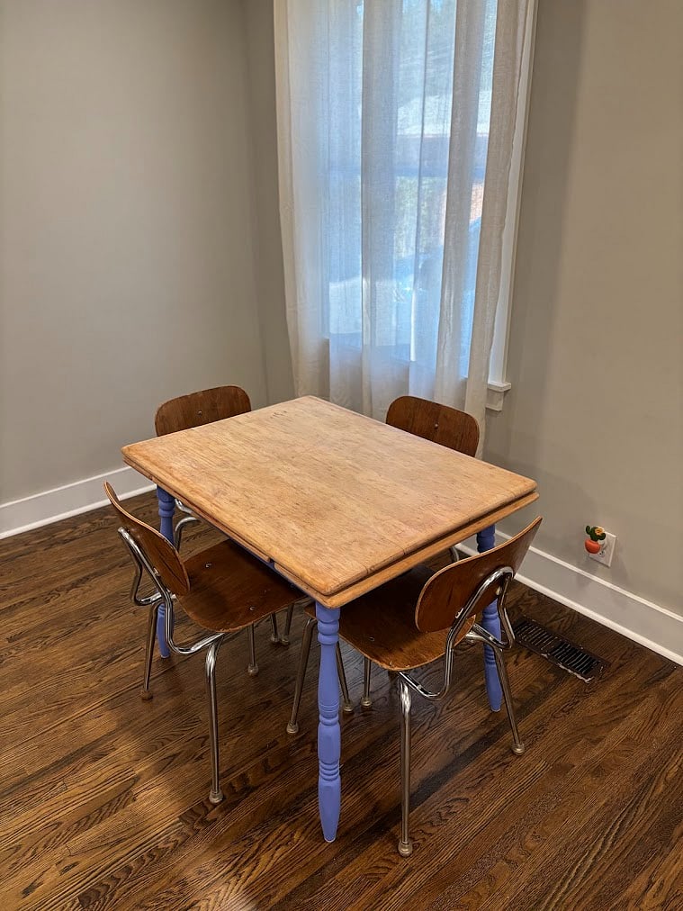 dining table with seating for 4