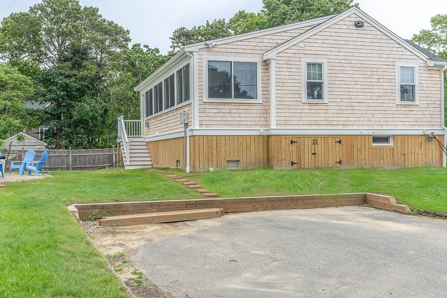 Parking and Backyard