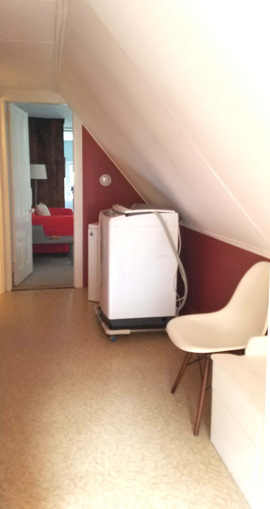 Washer Dryer store in hallway