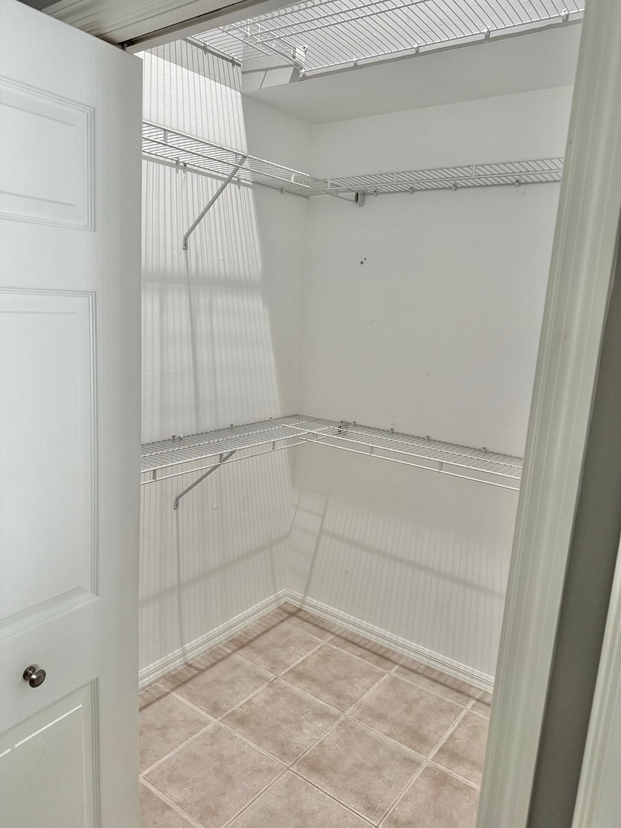 Master walk-in closet