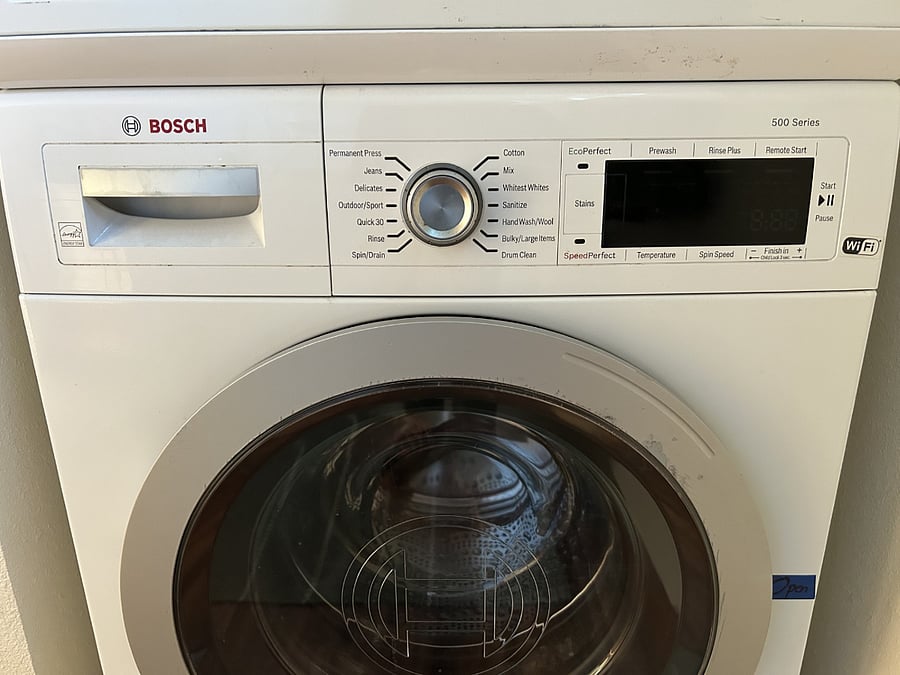 Bosch washer and dryer