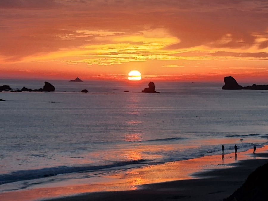 One of many sunsets we've enjoyed