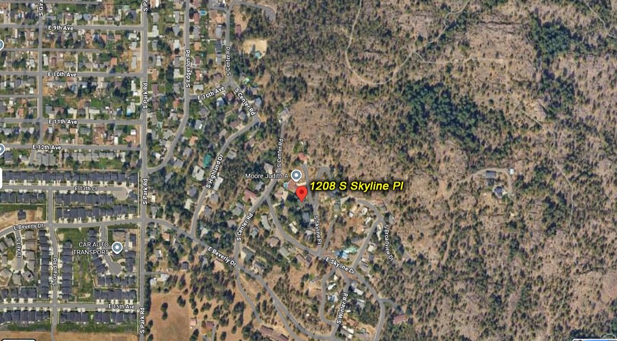 Your retreat sits beside the Dishman Mica Nature Reserve, with the expansive 500+ acres visible to the right in this aerial view. A hidden park entrance just a block away invites morning walks, wildlife spotting, sprinkled with ponds and peaceful outdoor escapes.