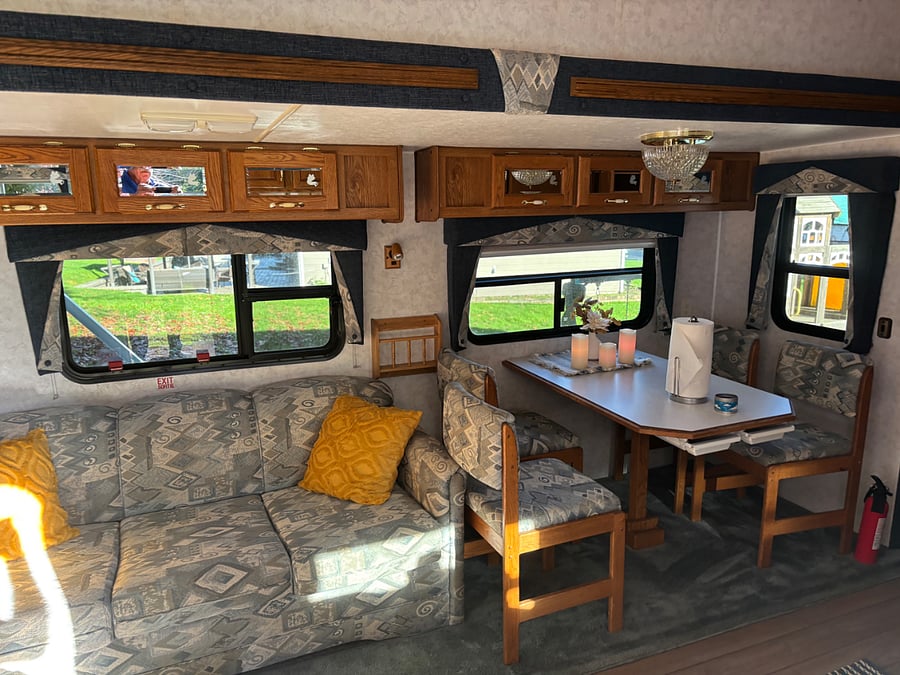 nice cozy comfy seating space