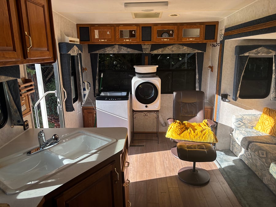 brand new washer and dryer.....easily accessible