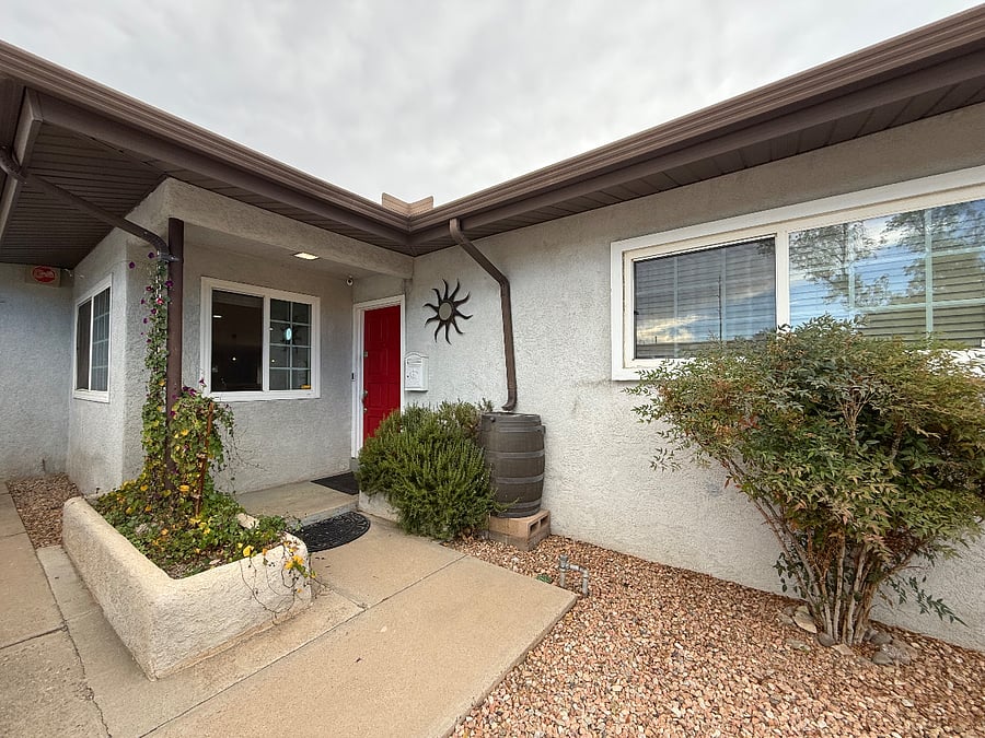 South facing front door