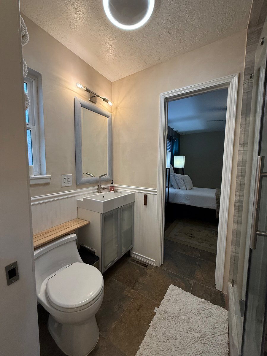 Primary Bathroom
Entrance to 3rd Bedroom (twin)
rocking chair
pack n' play