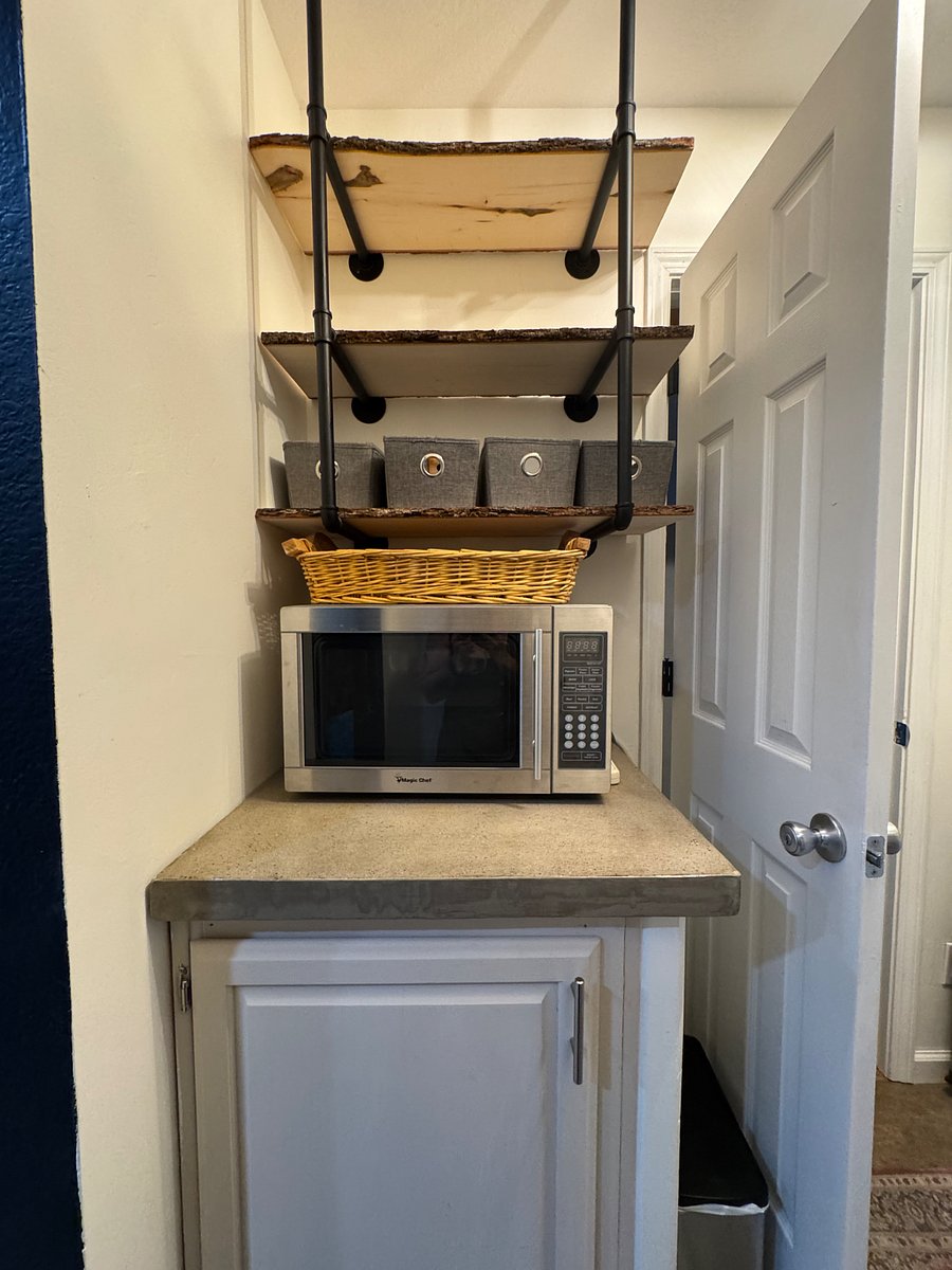 Laundry Room - Pantry
microwave
food storage