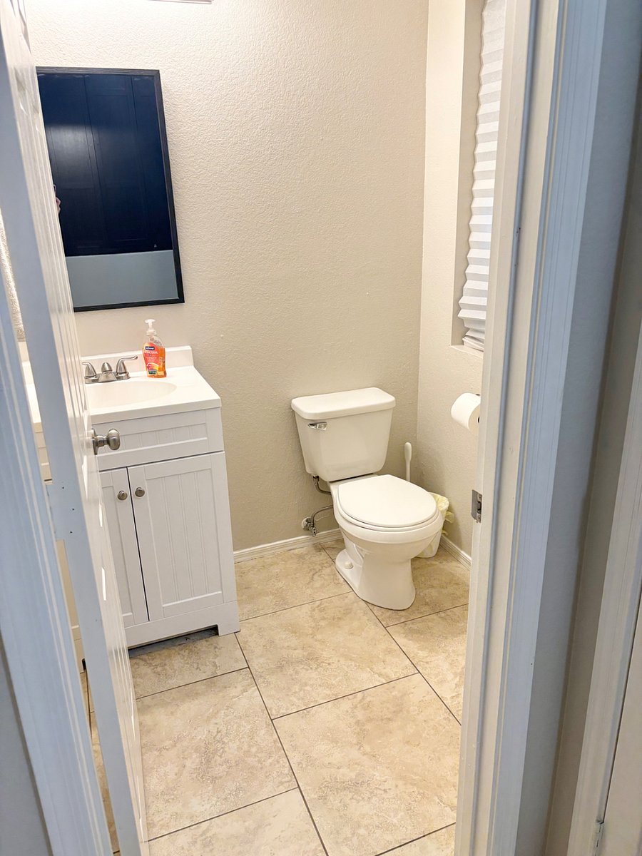 Half bath on main floor
