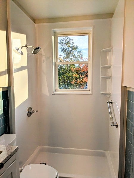 New walk in shower 11/25