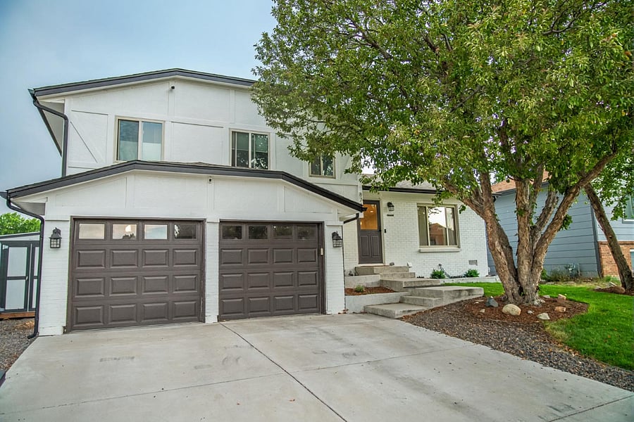 Split level home with 2 car garage