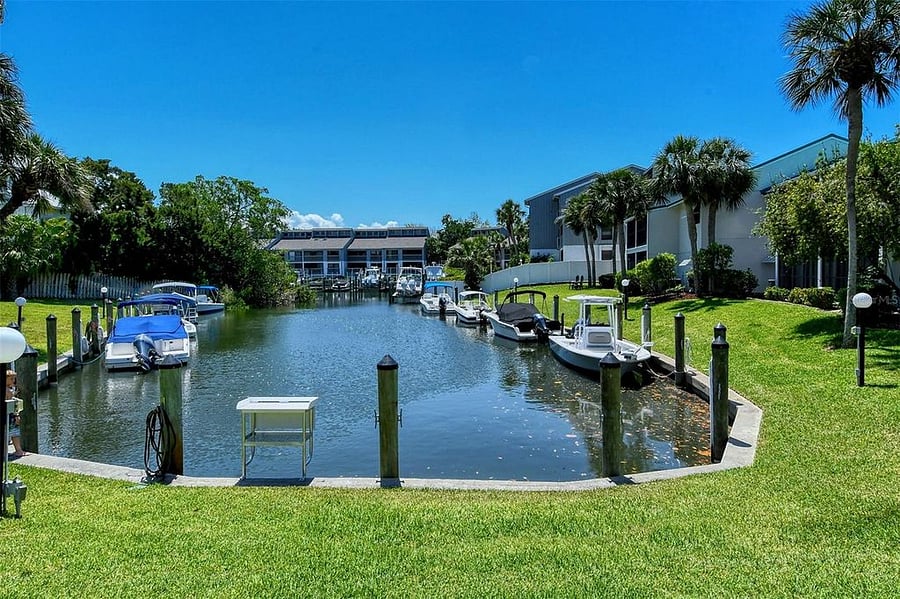 A canal that provides direct access to the Gulf of Mexico, making it ideal for those who love being near the water.