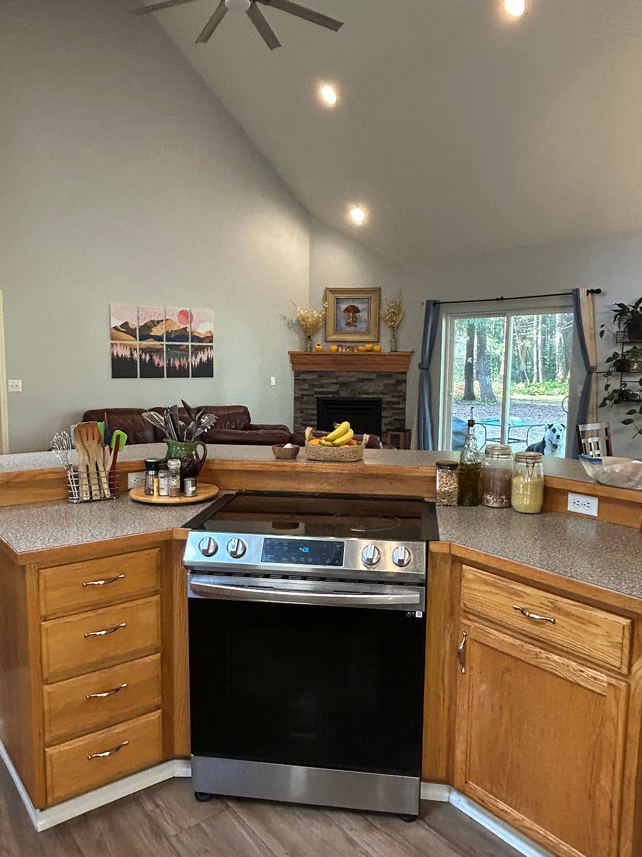 kitchen shared with homeowners