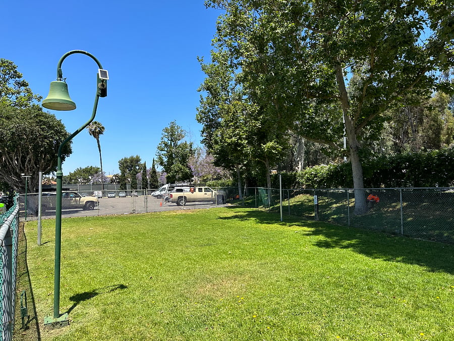 Outside Volleyball area