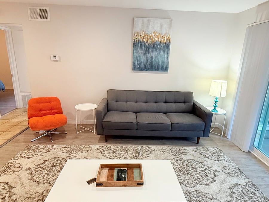 relaxing seating in the living room