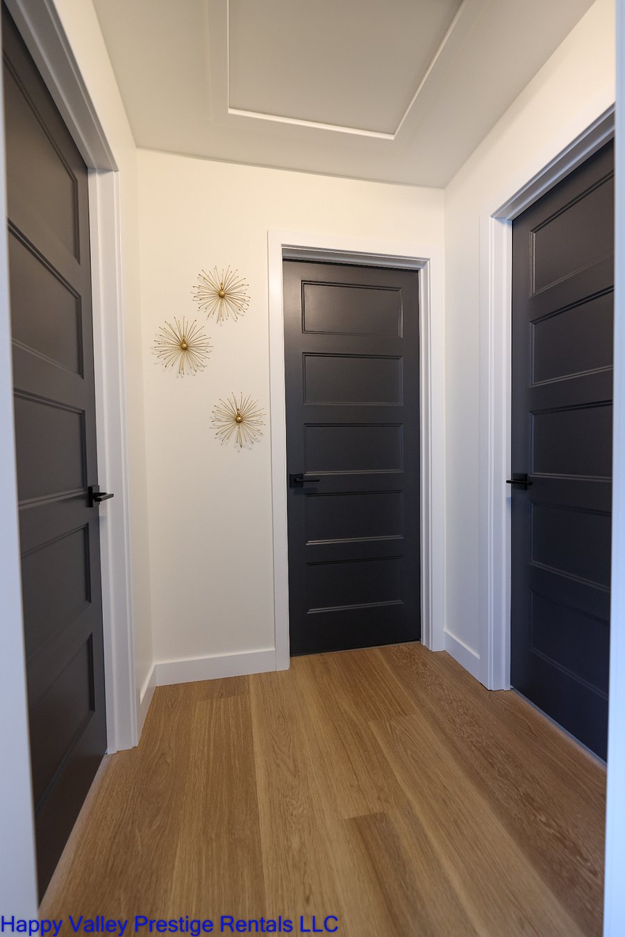 Bedroom Hallway and the Bathroom door