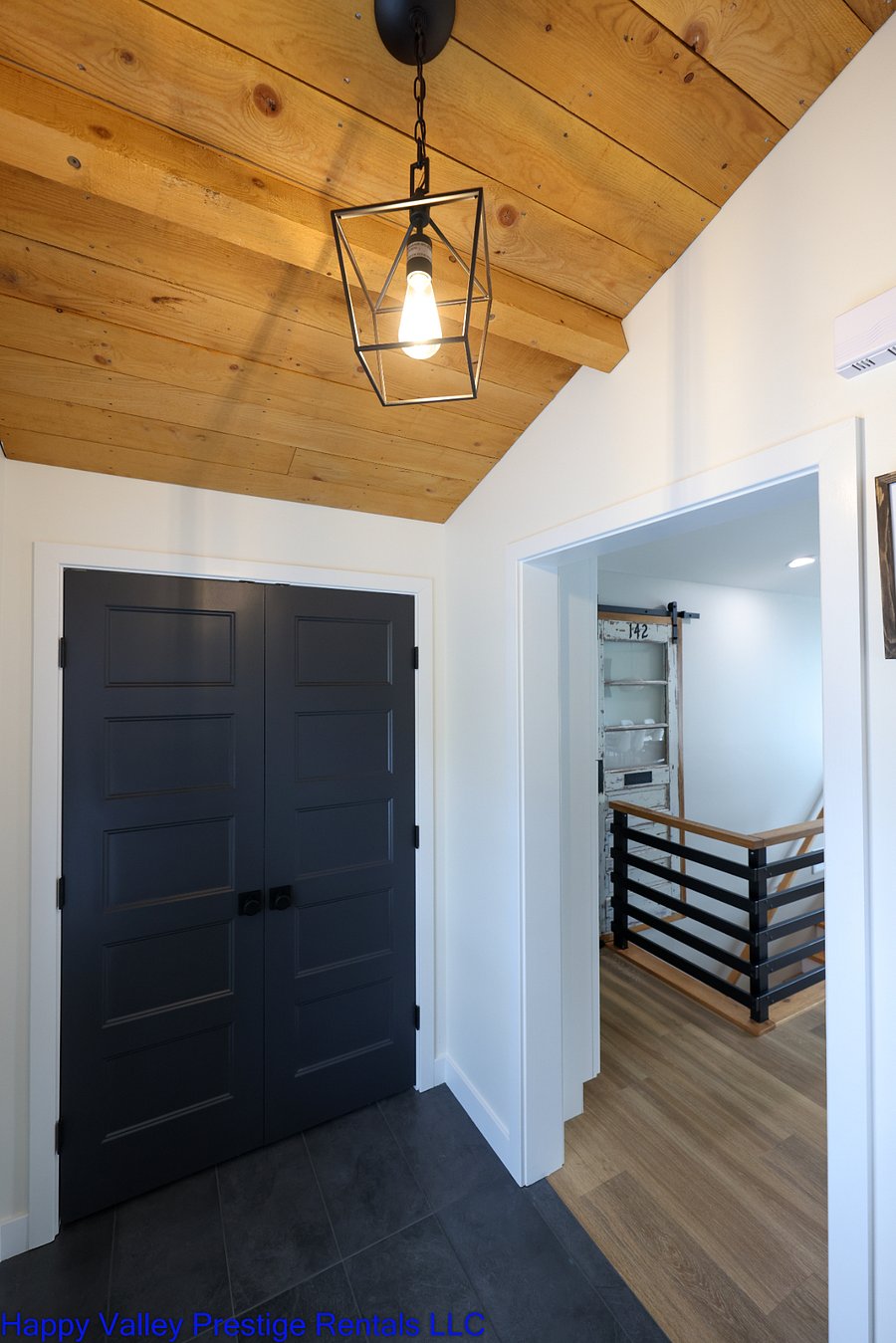 Foyer, coat closet, interring living space