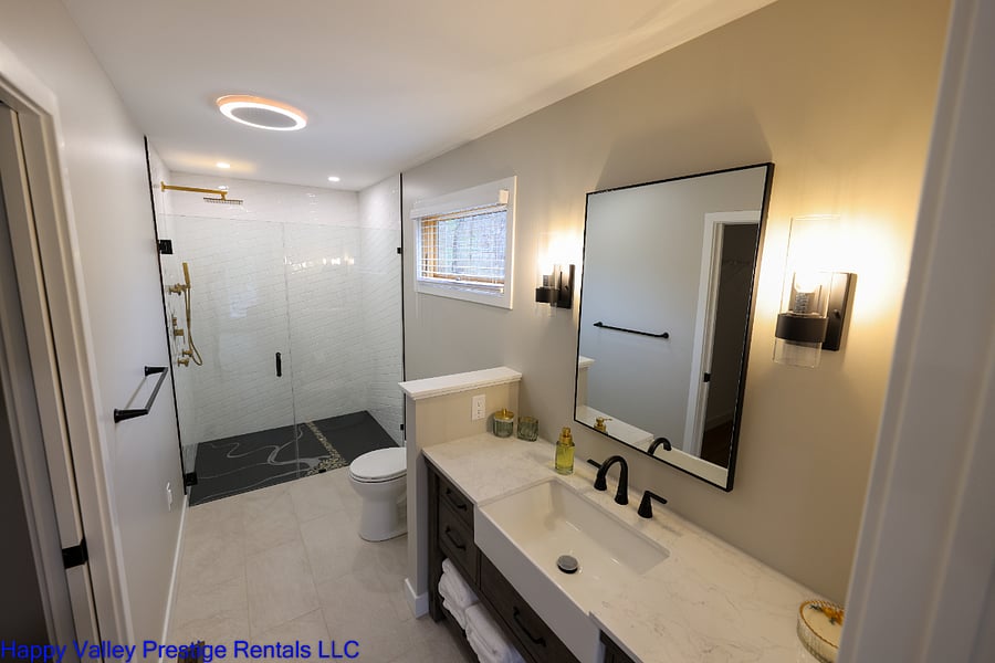 Master Bathroom with walk in closet