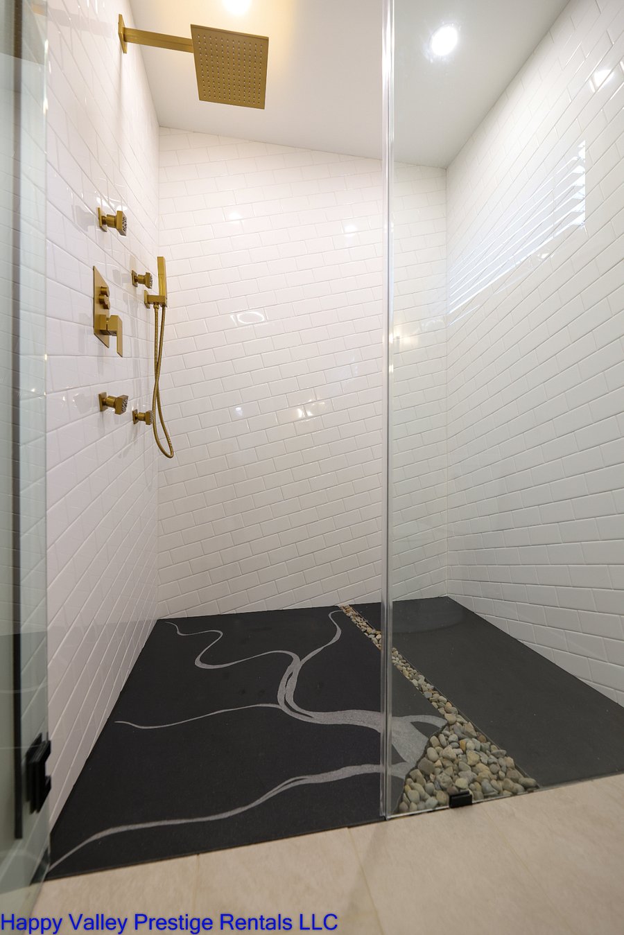 Master shower