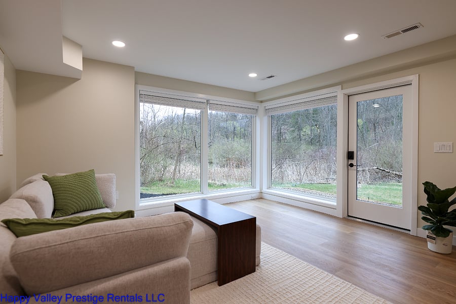 Rec Room with a walk out
