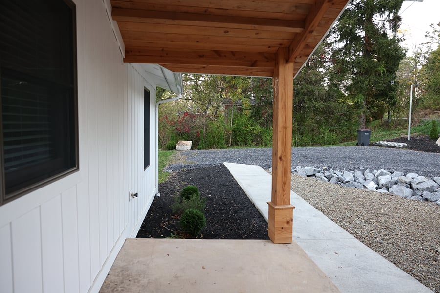 Front porch.