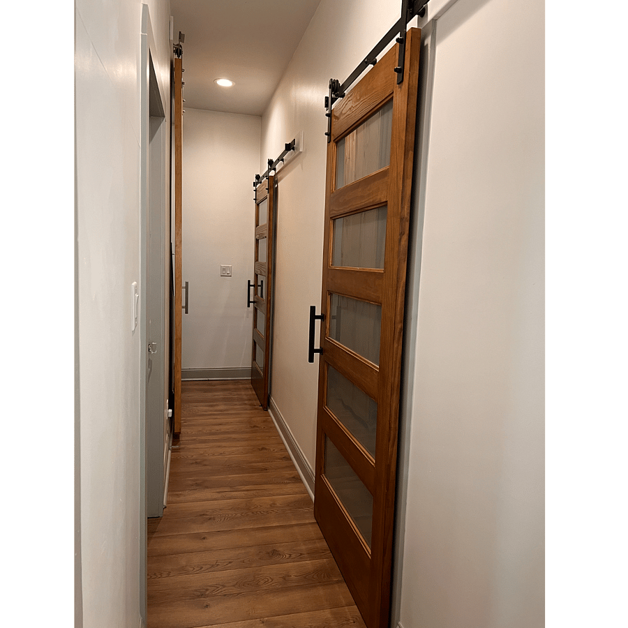 Back Hallway
Right Side:
Door 1 - Laundry Room
Door 2 - Bathroom
Left Side:
Door 1 - Basement (Restricted Access)
Door 2 - Primary Bedroom