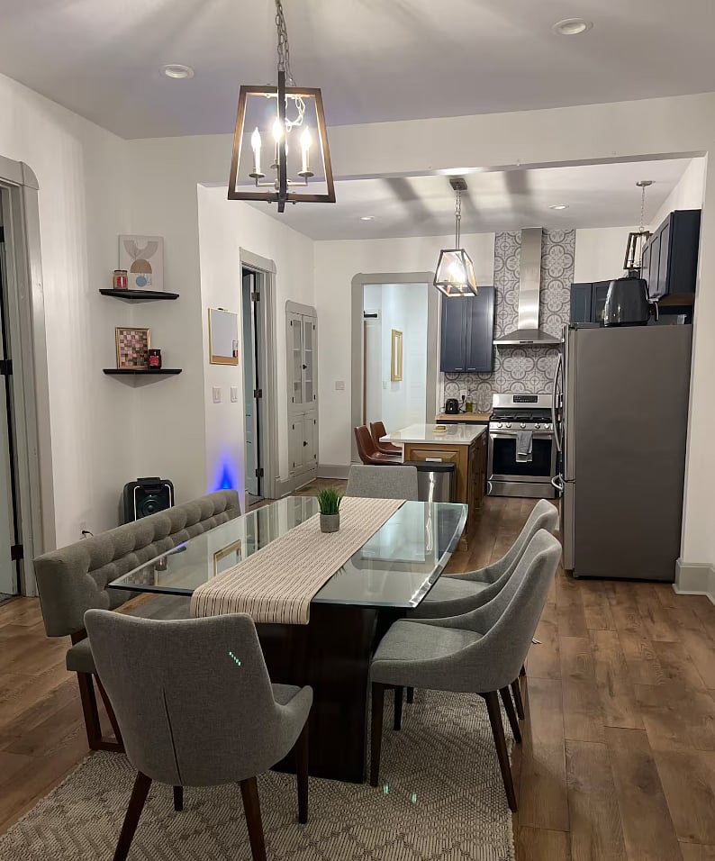 Dining and Kitchen area