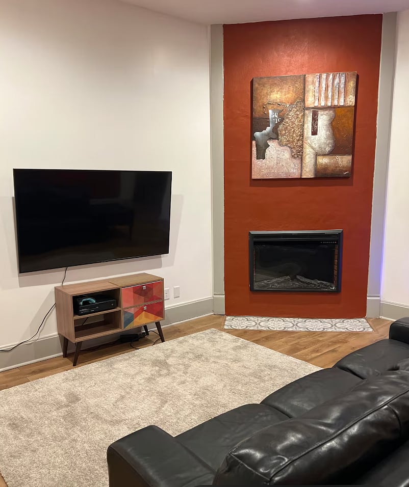 Fireplace in the Living Room