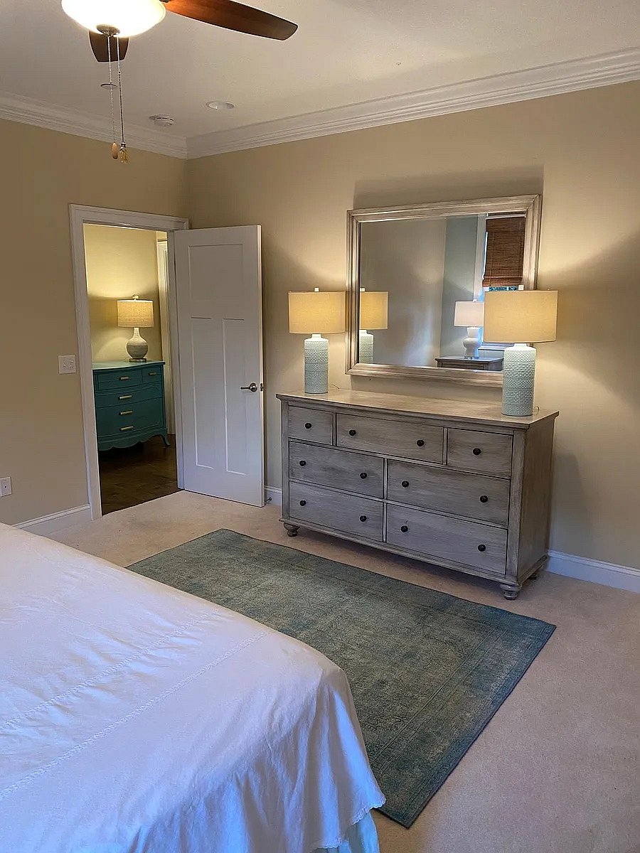 View from the Master bedroom to the hallway.