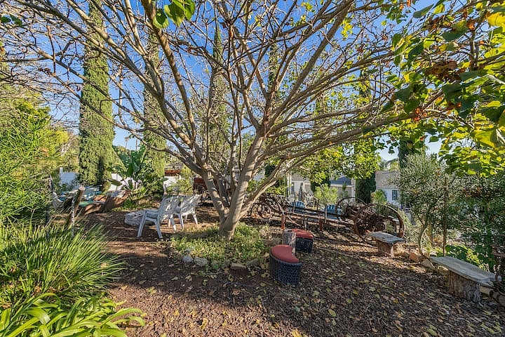 Great spot for coffee or lunch in your mediation garden