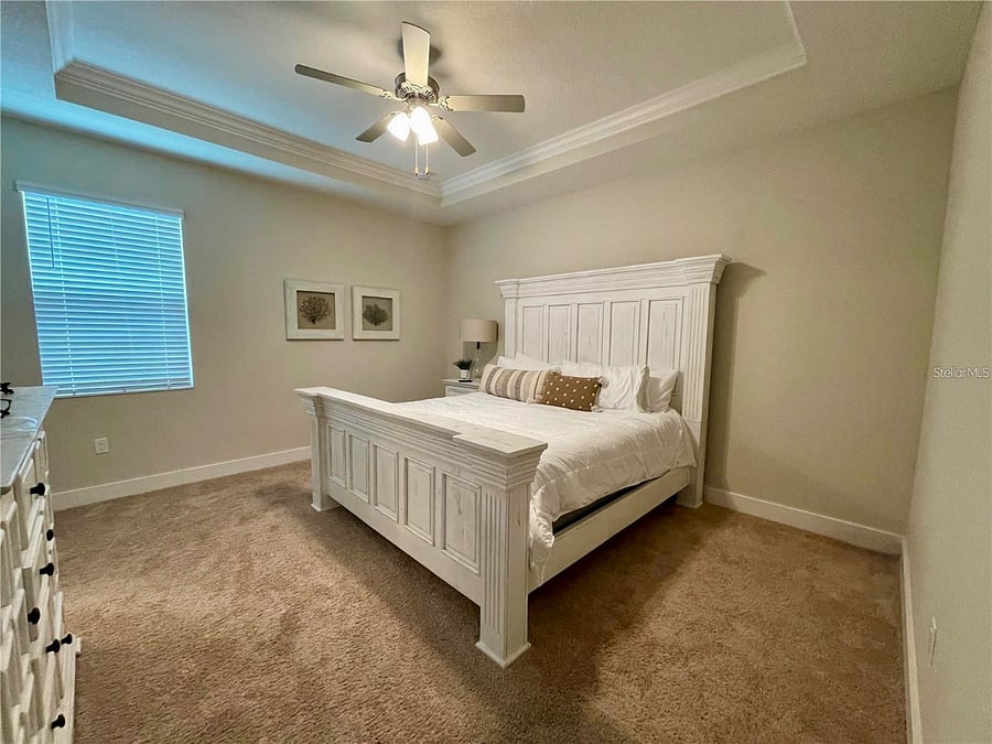 King size bed in master