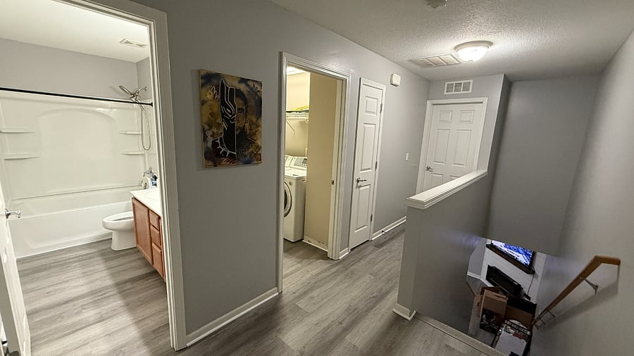 Upstairs hallway.