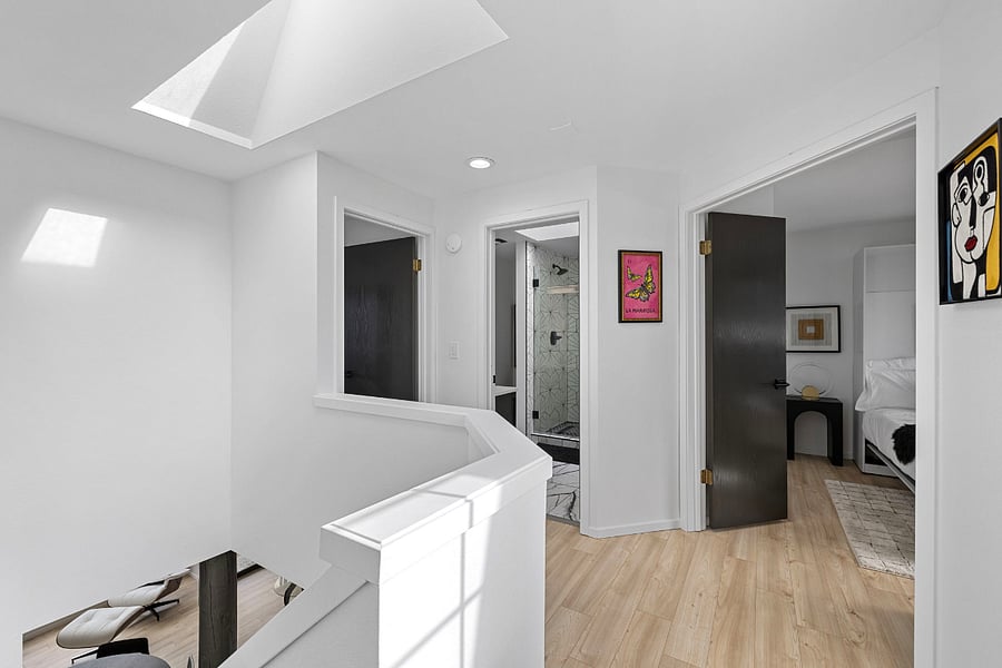 Upstairs hallways