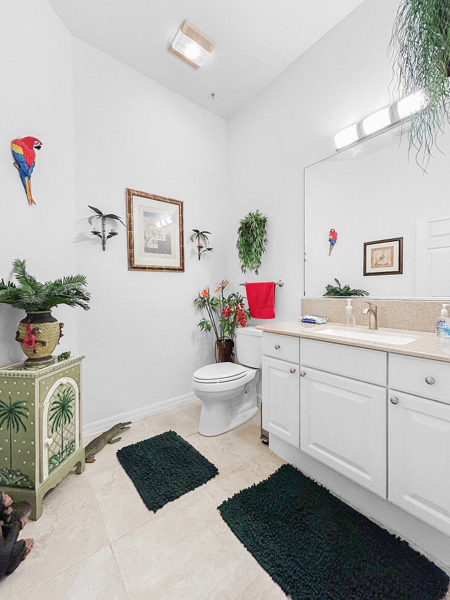 Half Bathroom adjacent to Living Room