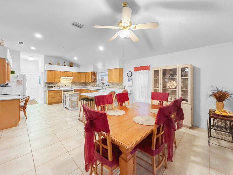 Dining Room and Kitchen