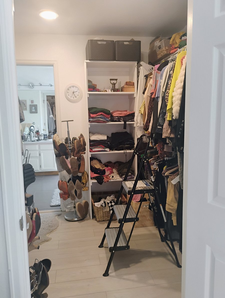 Huge Primary Closet